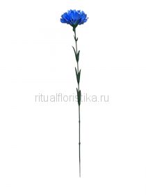 Ветка одиночная василька пластиковая (40 см ., 20 шт . / кор . )