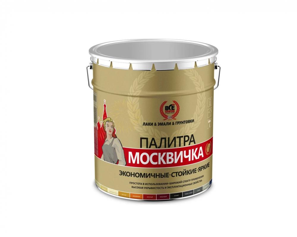 КраскаВо Грунт-эмаль алкидно-уретановая 3 в 1 Москвичка, белый RAL9003, объем 5 кг.
