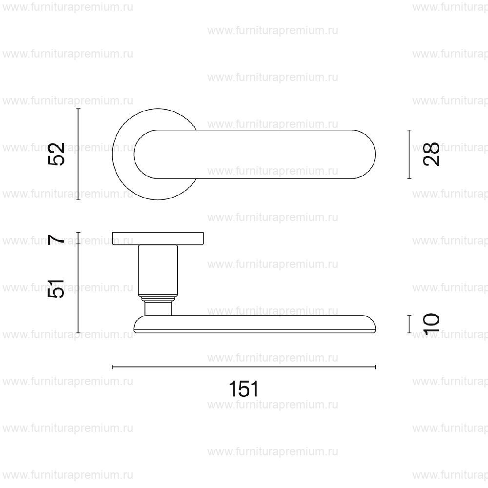 Ручка Aprile Deglasia R 7S