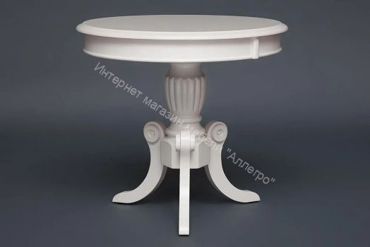 Стол MEEN ( MO-ET ) дерево гевея/мдф, 59х59х55см, ivory white (слоновая кость 2-5)