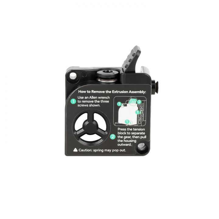 Передняя крышка экструдера Сreality для K2 Plus