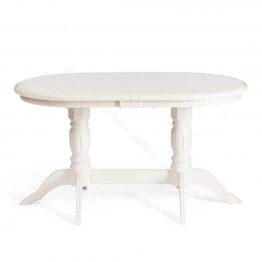 Стол COPPOLA бук, мдф, 140+40x80x77см, Ivory white