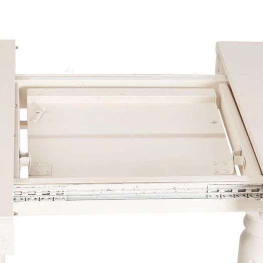 Стол COPPOLA бук, мдф, 140+40x80x77см, Ivory white