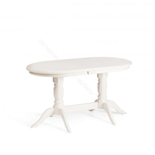 Стол COPPOLA бук, мдф, 140+40x80x77см, Ivory white