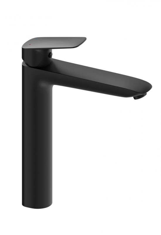Смеситель Santek Таос для раковины, высокий, черный WH5A04009N001