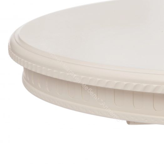 Стол STEFANO бук, мдф, 100+30x80x77см, Ivory white