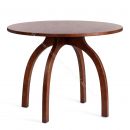Стол THONET (mod.T9108) дерево вяз, 100х75 см, Темный Орех (№5)