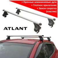 Багажник на крышу Hyundai Tucson TL 2015-2021, Атлант, прямоугольные дуги