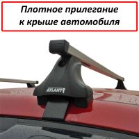 Багажник на крышу Hyundai Creta, Атлант, прямоугольные дуги