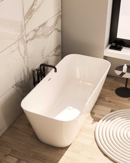 Прямоугольная Ванна Globo Candela KOIB123 170x80 см схема 4