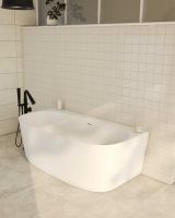 Овальная Ванна Globo Nives KOIB1263 160x84,5 см с 3 отверстиями под смеситель схема 3