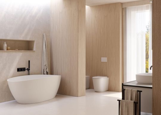 Овальная Ванна Globo Katia KOIB137 170x77 см схема 3