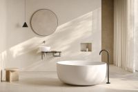 Круглая Ванна Globo Koi KOIBR127 127,1x127,1 см схема 3