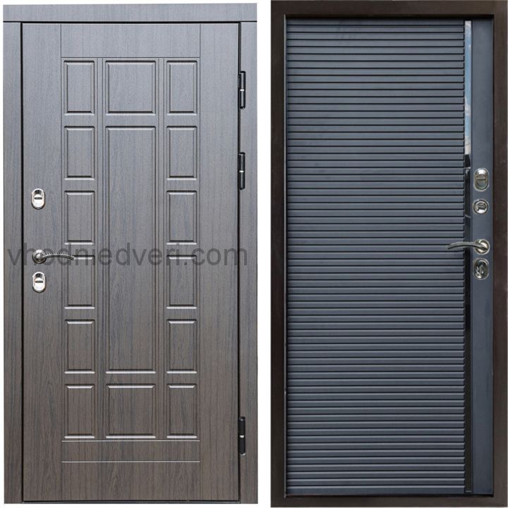 Входная дверь Termo-door Премиум винорит Виргиния Венге с терморазрывом - Porte black