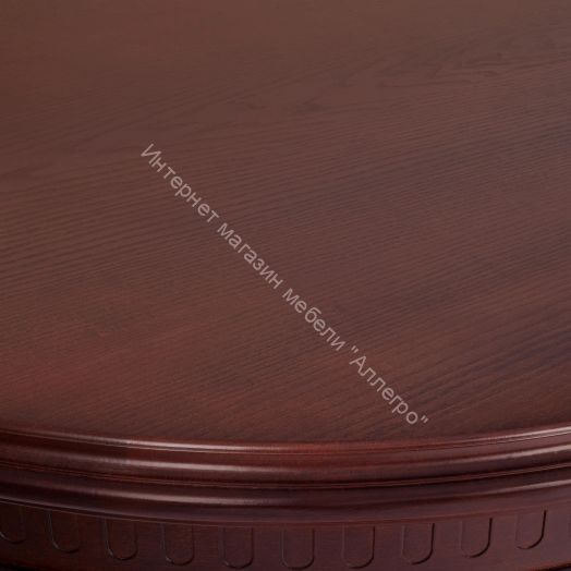 Стол VERSAL овальный бук, мдф, 300 (350/400) х 110 х 78 см, Tobacco