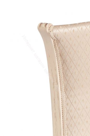 Стул VERSAL мягкое сидение бук, 51х48х106 см, бежевый патина, жаккард бежевый