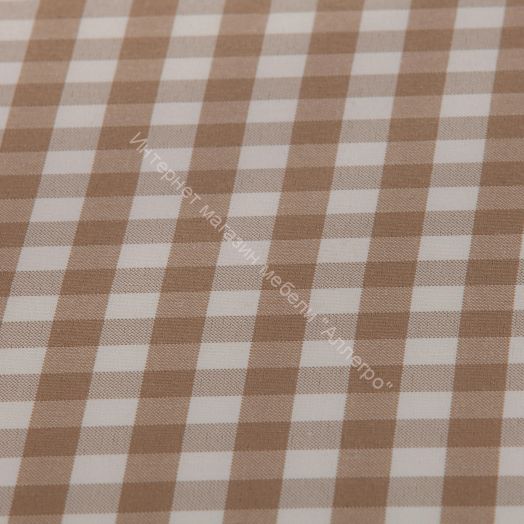 Стул Picasso ( PC-SC ) дерево гевея, 45х53х97см, ivory white (слоновая кость 2-5), Ткань клетка мелкая (S505-18)