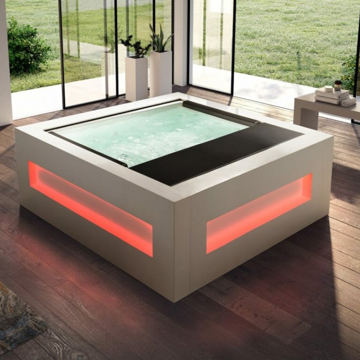 Гидромассажный СПА бассейн SPA NATURAL Paolo Ferralli The Solid 233х233