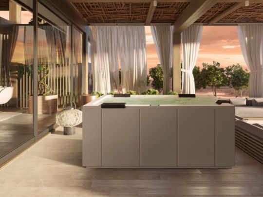 Гидромассажный СПА бассейн SPA NATURAL Paolo Ferralli Invisibile 280х235 схема 7