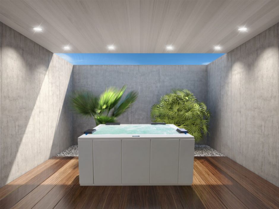 Гидромассажный СПА бассейн SPA NATURAL Paolo Ferralli Fantasia 235х235 ФОТО