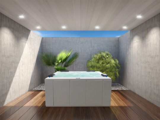 Гидромассажный СПА бассейн SPA NATURAL Paolo Ferralli Fantasia 235х235 схема 3