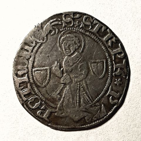 Грошен 1406 Мец Лотарингия Франция Германия AUNC-XF Редкость
