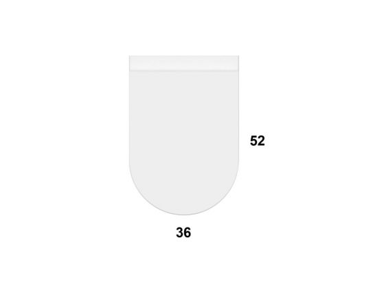 Безободковый унитаз Globo Forty3 FOS07BI схема 3