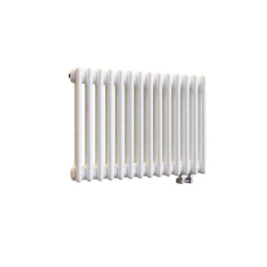 Белый стальной радиатор Arbonia 3037V  нижнее подключение(с вентилем) без накладок схема 3