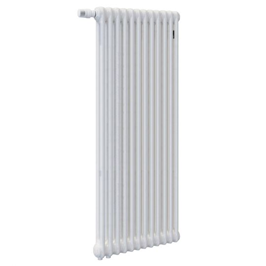 Высокий стальной радиатор Arbonia 2180V  нижнее подключение(с вентилем) без накладок схема 2