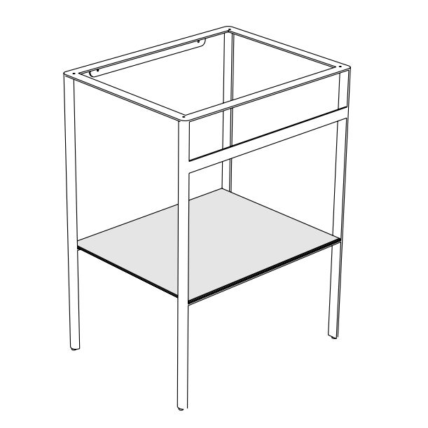 Полка Globo Stripe OP042S