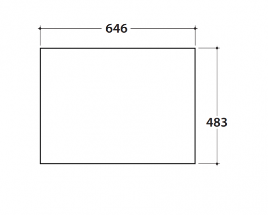Полка Globo Stripe OP045S схема 2