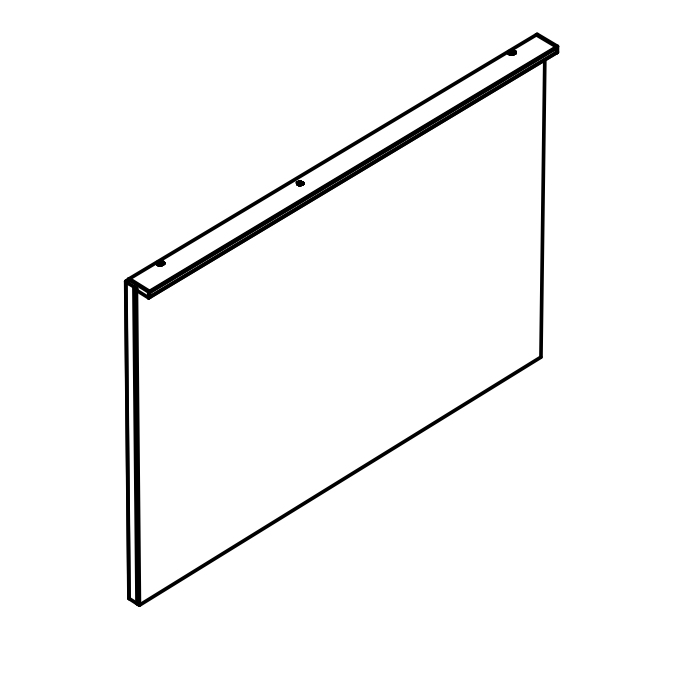 Изображение Зеркало со светодиодной лампой Globo Rambla SP002 100x70