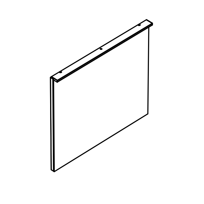Зеркало со светодиодной лампой Globo Rambla SP004 80x70