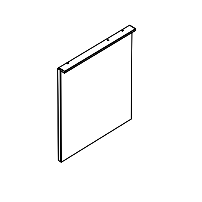 Зеркало со светодиодной лампой Globo Rambla SP006 60x70