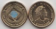 Австралия 2 доллара "75 лет Австралийским миротворцам" 2022 год UNC