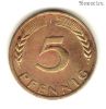 ФРГ 5 пфеннигов 1950 F