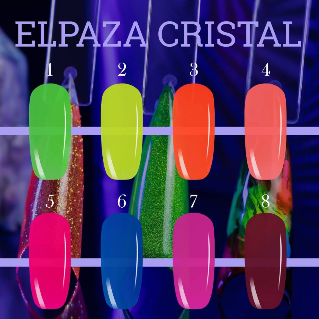 Elpaza Cristal витражный гель-лак №7   10 мл