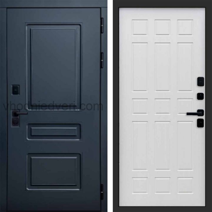 Входная дверь Termo-door Аляска Графит с терморазрывом - Спарта Лиственница