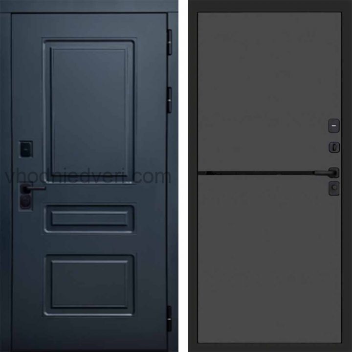Входная дверь Termo-door Аляска Графит с терморазрывом - Нео Графит