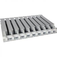 Алюминиевый радиатор STOUT VEGA 500 4-14 секций боковое подключение (белый RAL 9016) схема 5