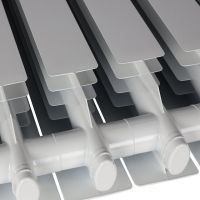 Алюминиевый радиатор STOUT VEGA 500 4-14 секций боковое подключение (белый RAL 9016) схема 8