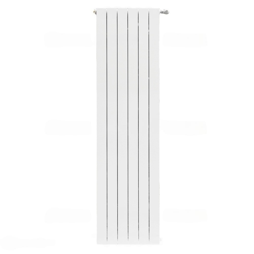 Алюминиевый радиатор STOUT Sebino 2000 4-6 секции универсальное подключение (белый ) цена от 53 200 ₽ Фото Алюминиевый радиатор STOUT Sebino 2000 4-6 секции универсальное подключение (белый )