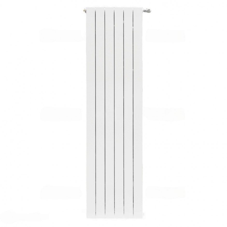 Алюминиевый радиатор STOUT Sebino 1800 4-6 секции универсальное подключение (белый )