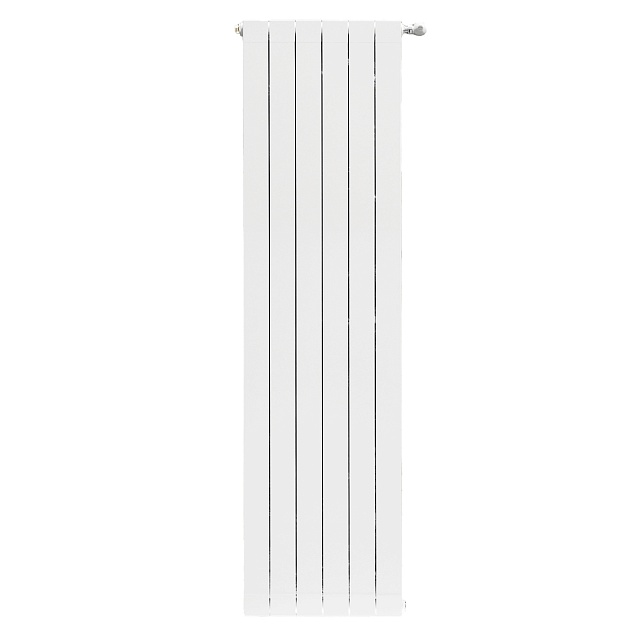 Изображение Алюминиевый радиатор STOUT Oscar 1800 3-6 секции боковое подключение (белый )