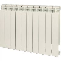 Алюминиевый радиатор STOUT Bravo 500 4-14 секций боковое подключение RAL9010 схема 1 Алюминиевый радиатор STOUT Bravo 500 4-14 секций боковое подключение RAL9010 схема 1