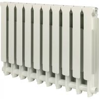 Алюминиевый радиатор STOUT Bravo 500 4-14 секций боковое подключение RAL9010 схема 3 Алюминиевый радиатор STOUT Bravo 500 4-14 секций боковое подключение RAL9010 схема 3