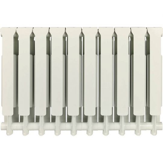 Алюминиевый радиатор STOUT Bravo 500 4-14 секций боковое подключение RAL9010 схема 4 Алюминиевый радиатор STOUT Bravo 500 4-14 секций боковое подключение RAL9010 схема 4