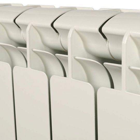 Алюминиевый радиатор STOUT Bravo 500 4-14 секций боковое подключение RAL9010 схема 8 Алюминиевый радиатор STOUT Bravo 500 4-14 секций боковое подключение RAL9010 схема 8