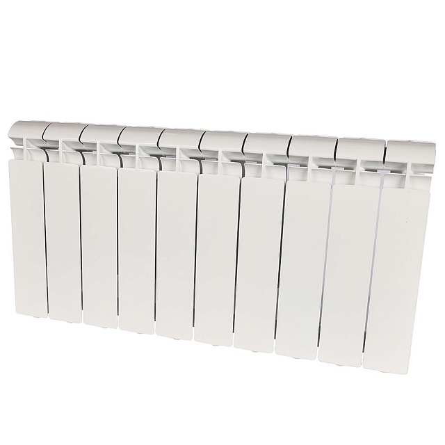 Алюминиевый радиатор STOUT ALPHA 350 4-12 секций боковое подключение (белый RAL 9016) цена от 3 200 ₽ Фото Алюминиевый радиатор STOUT ALPHA 350 4-12 секций боковое подключение (белый RAL 9016)