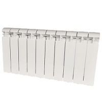 Алюминиевый радиатор STOUT ALPHA 350 4-12 секций боковое подключение (белый RAL 9016) схема 10 Алюминиевый радиатор STOUT ALPHA 350 4-12 секций боковое подключение (белый RAL 9016) схема 10